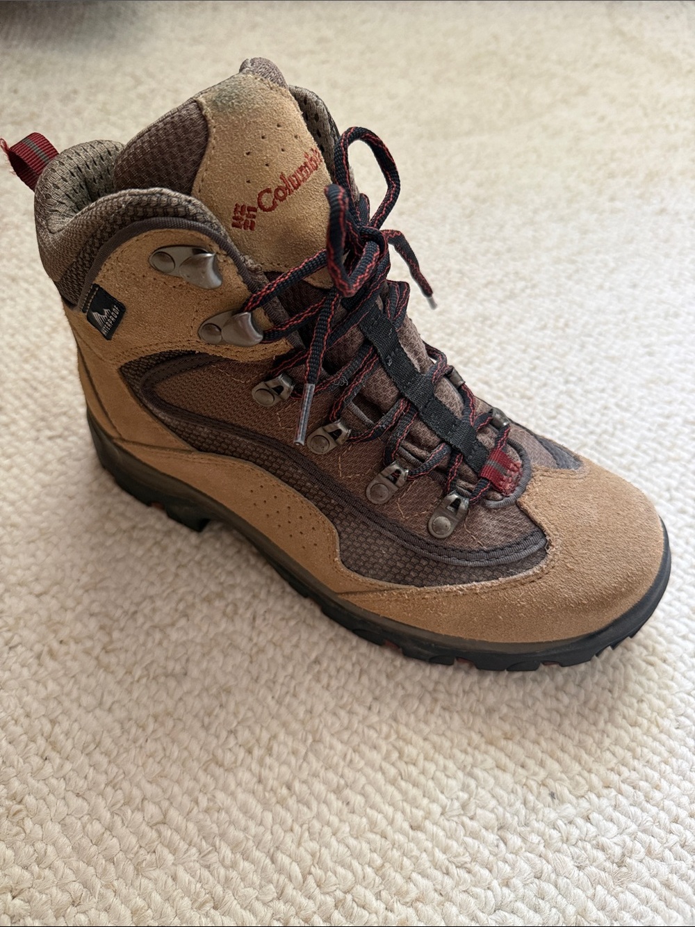 Columbia Brown and Tan Womens Waterproof Hiking Boot